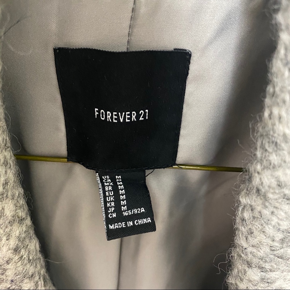 Forever 21 | Wool Blend Oversized Coat - Picture 4 of 7